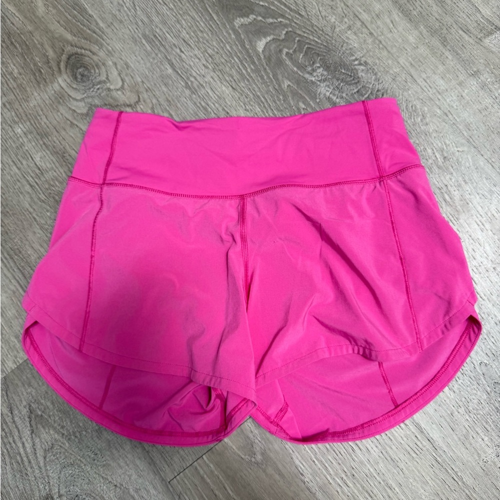 Lululemon Speed Up Low-Rise Lined Short 4” - Sonic Pink